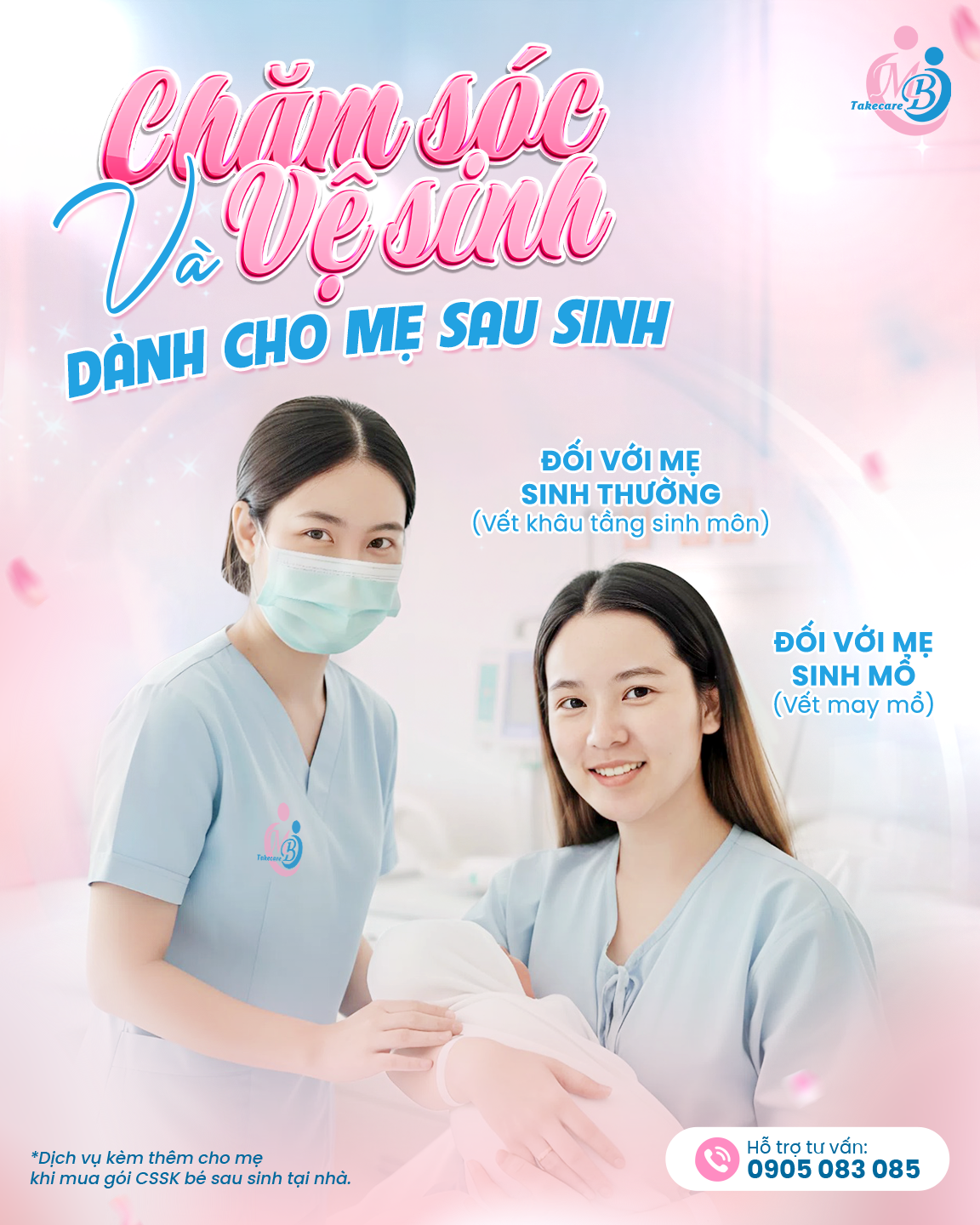 CHĂM SÓC & VỆ SINH DÀNH CHO MẸ SAU SINH – ĐỂ MẸ ĐƯỢC NÂNG NIU ĐÚNG CÁCH